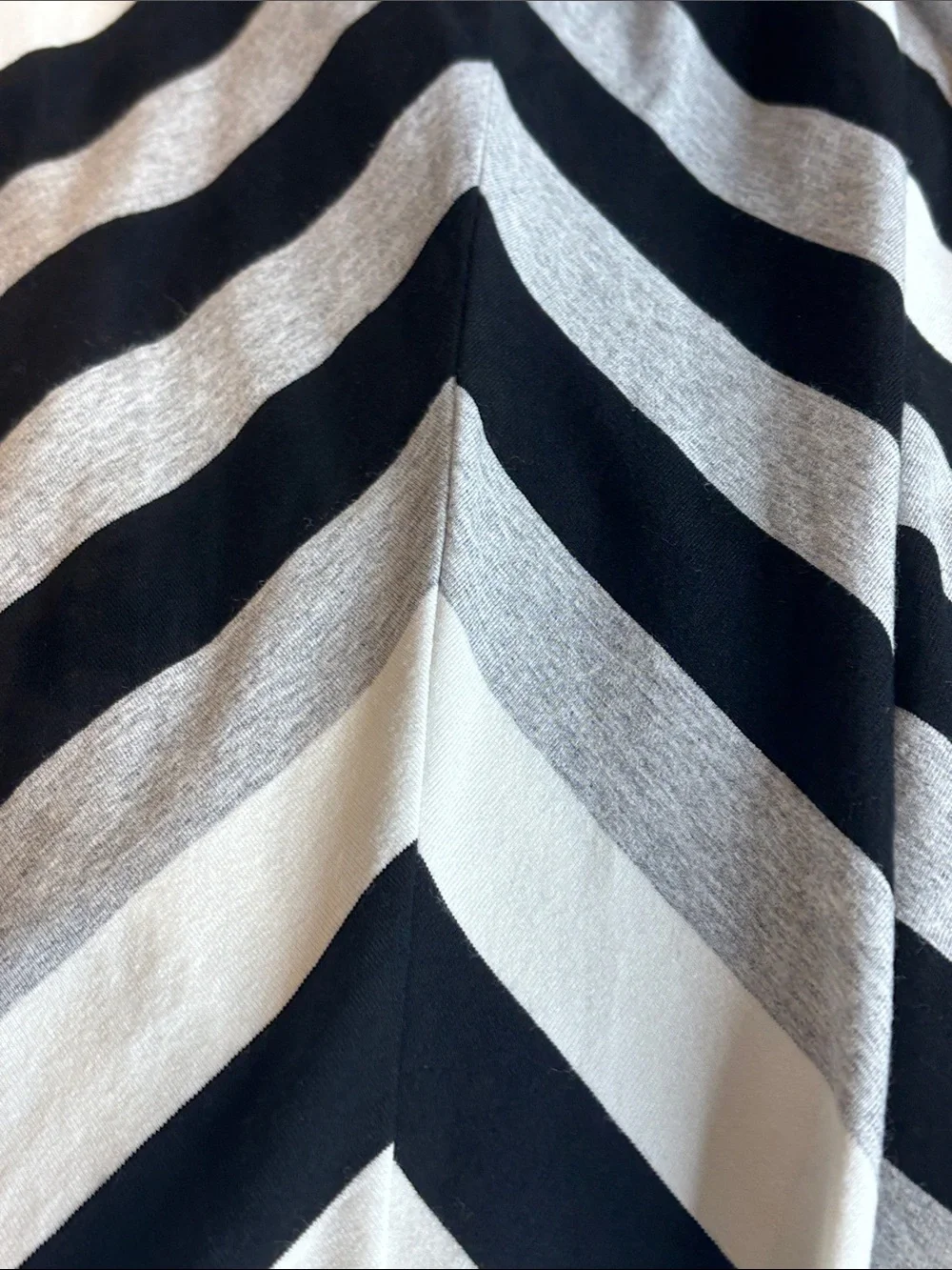 🤍Chico's Black White Chevron Stripe Maxi Dress Size 3 XL Sleeveless Stretch 🤍